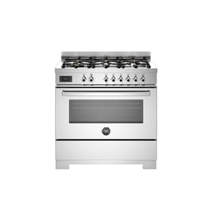 PRO96L1EXT2 Bertazzoni komfyr 90 cm, gasstopp, 1 ovn, stål