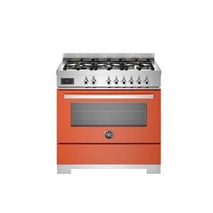 PRO96L1EART2  Bertazzoni komfyr 90 cm, gasstopp, 1 ovn, orange