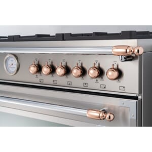 901593 Bertazzoni brytersett til Heritage komfyr og ventilatorhette, blank kobber