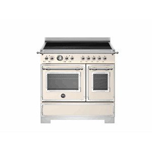 HER95I2EAVT2 Bertazzoni komfyr 90 cm, induksjon, 2 ovner, elfenben