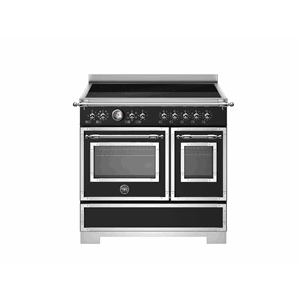 HER95I2ENET2 Bertazzoni komfyr 90 cm, induksjon, 2 ovner, matt sort