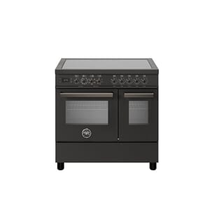 PRO95I2ECAT 90 cm komfyr, 2 ovner, carbon