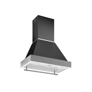 K100HERTX+KC36HERTNE Bertazzoni ventilatorhette 100 cm, vegg, matt sort