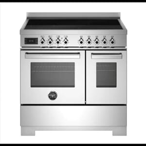 PRO95I2EXT2 Bertazzoni komfyr 90 cm, induksjon, 2 ovner, stål