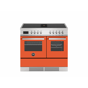 PROCH104I2EART Bertazzoni komfyr 100 cm med ventilasjon, induksjon, 2 ovner, orange