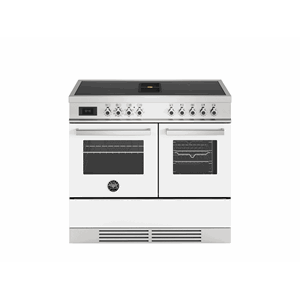 PROCH104I2EBIT Bertazzoni komfyr 100 cm med ventilasjon, induksjon, 2 ovner, hvit