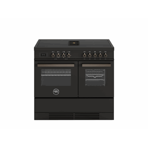 PROCH104I2ECAT Bertazzoni komfyr 100 cm med ventilasjon, induksjon, 2 ovner, karbon