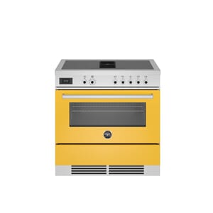 PROCH94I1EGIT Bertazzoni komfyr 90 cm med ventilasjon, induksjon, 1 ovn, gul