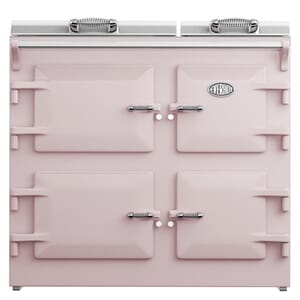 Everhot 100i magasinkomfyr, to induksjon, Dusky Pink.