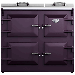 Everhot 100i magasinkomfyr, to induksjon, Aubergine
