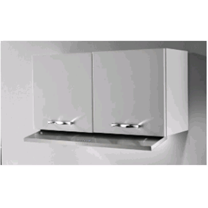 Sliver integrert ventilator B 90 cm, stål
