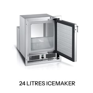 Esistyle ismaskin innbygget, 24 l